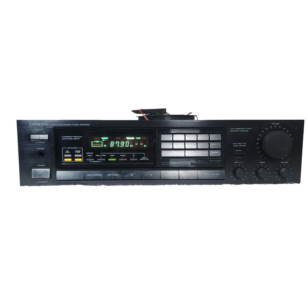 Onkyo TX-810 Stereo Amplifier - Quartz Synth - Tested - No Remote - Vintage HiFi